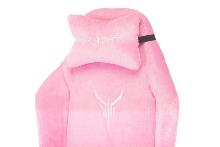 Кресло игровое Бюрократ Knight N1 розовое